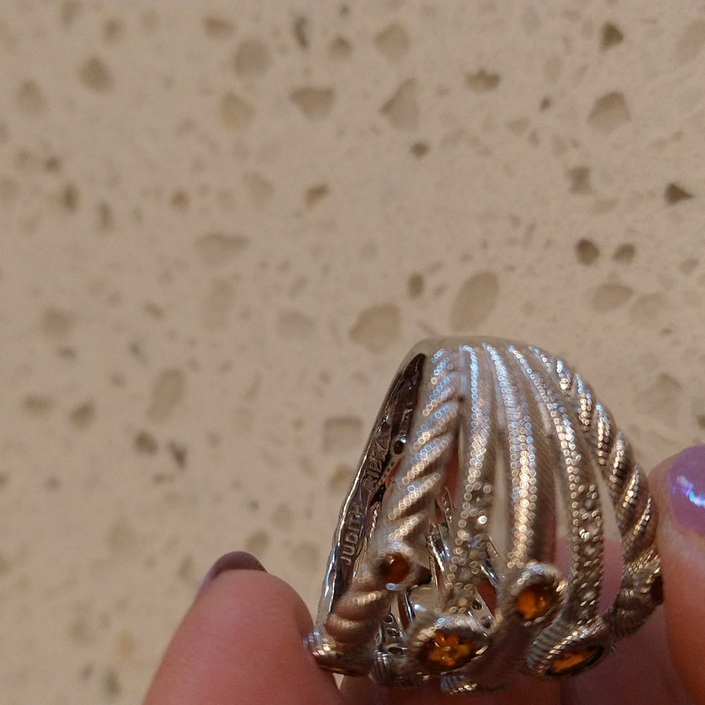 Judith Ripka Sterling Silver Ring - Picture 4 of 8